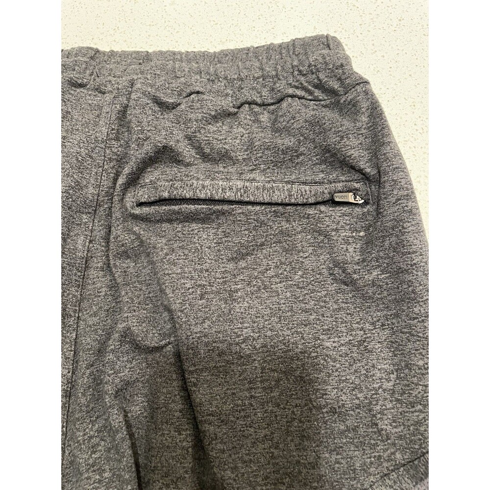 Vuori Mens Small Ponto Performance Pants Jogger Charcoal Heather V418 - Picture 8 of 9